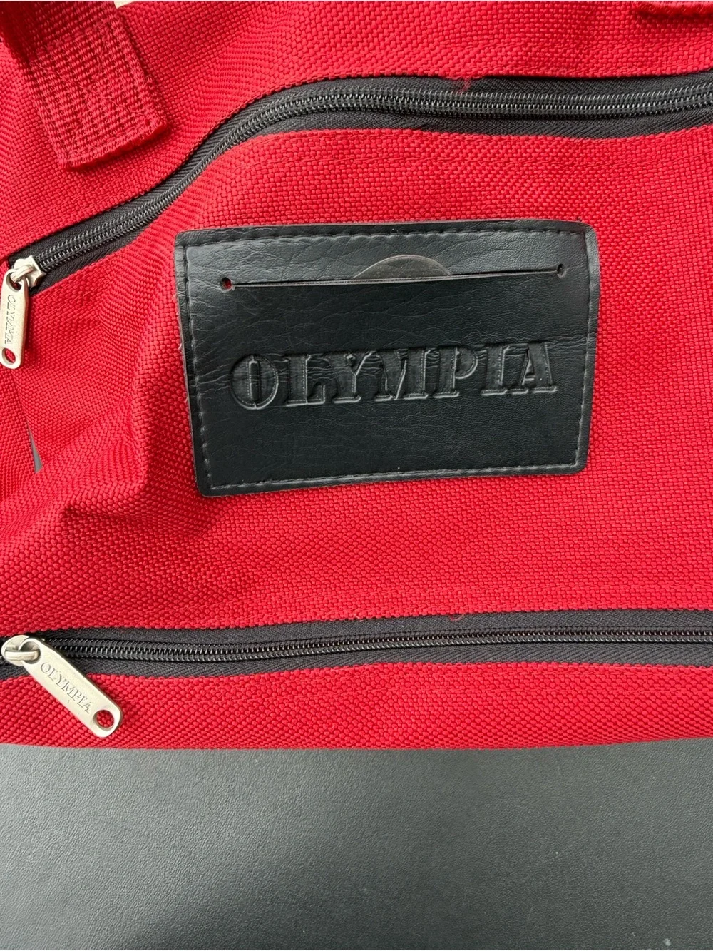 Olympia Red Men’s Travel Duffel Bag